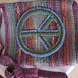 The Sak Peace Symbol purse